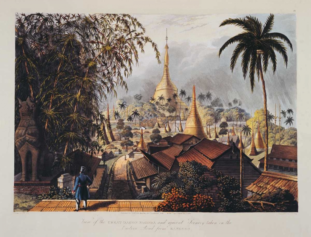 Rangoon, Great Dagon Pagoda art print by Ltnt Joseph Moore for $57.95 CAD