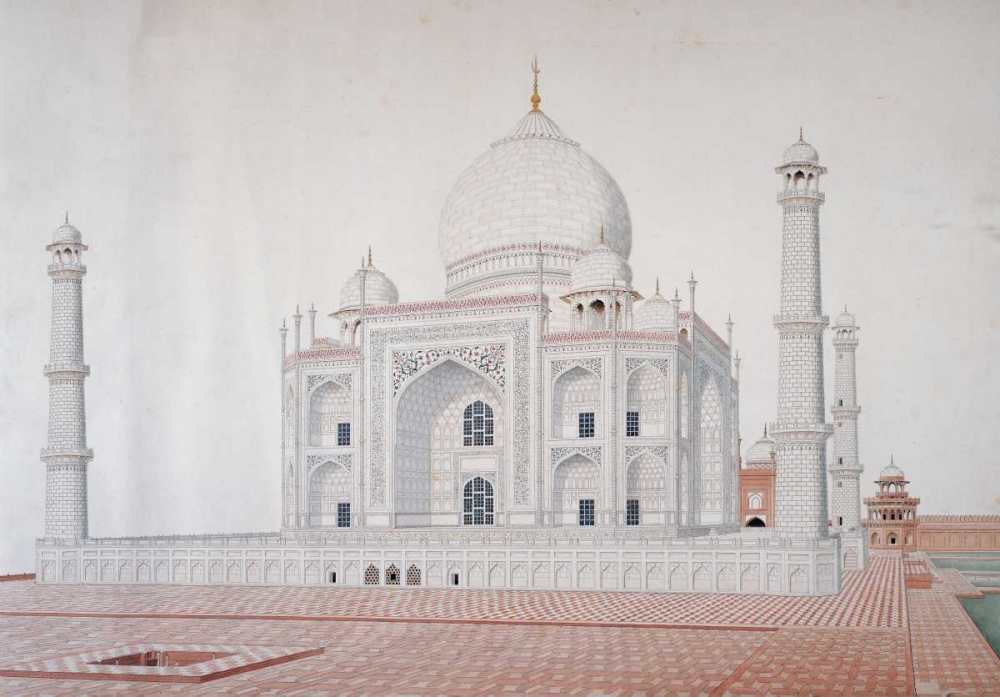 The Taj Mahal art print by Mughal 1813 Anon for $57.95 CAD