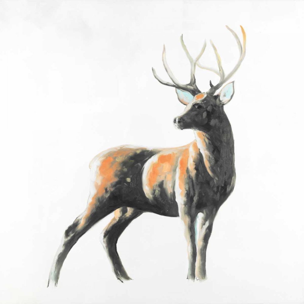 Abstract Deer art print by Atelier B Art Studio for $57.95 CAD