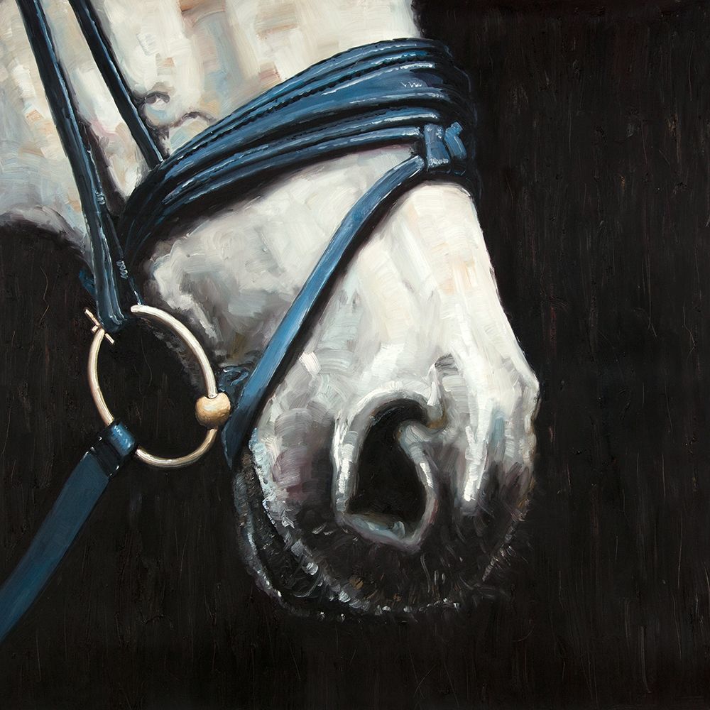 HORSE WITH HARNESS art print by Atelier B Art Studio for $57.95 CAD