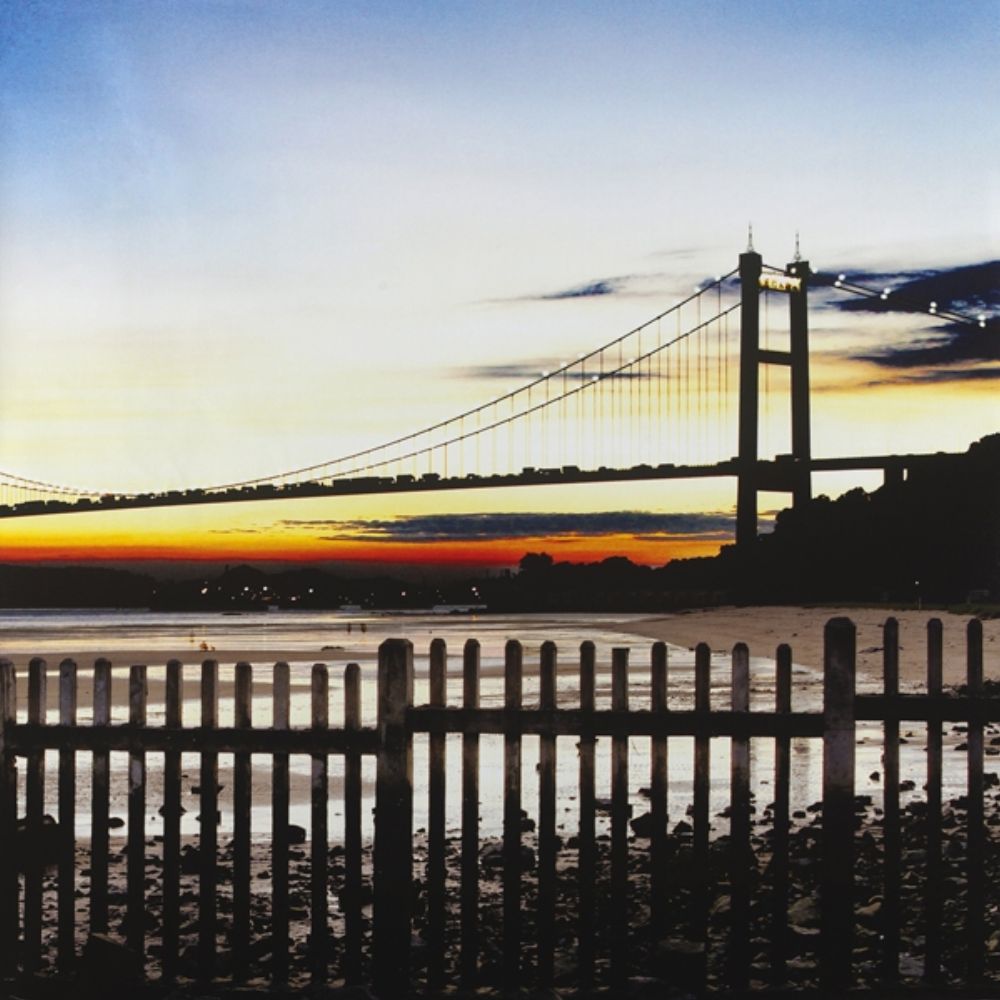 Bridge by sunset art print by Atelier B Art Studio for $57.95 CAD