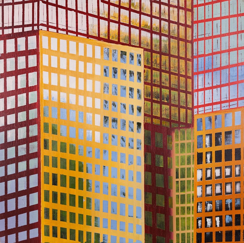 SKYSCRAPER WINDOWS art print by Atelier B Art Studio for $57.95 CAD