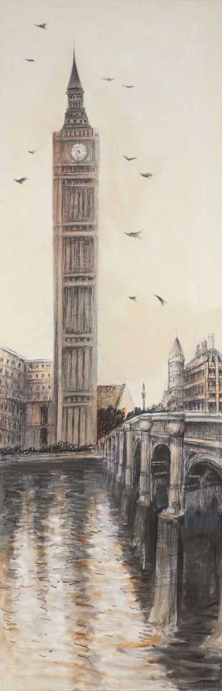 Big Ben in London art print by Atelier B Art Studio for $57.95 CAD
