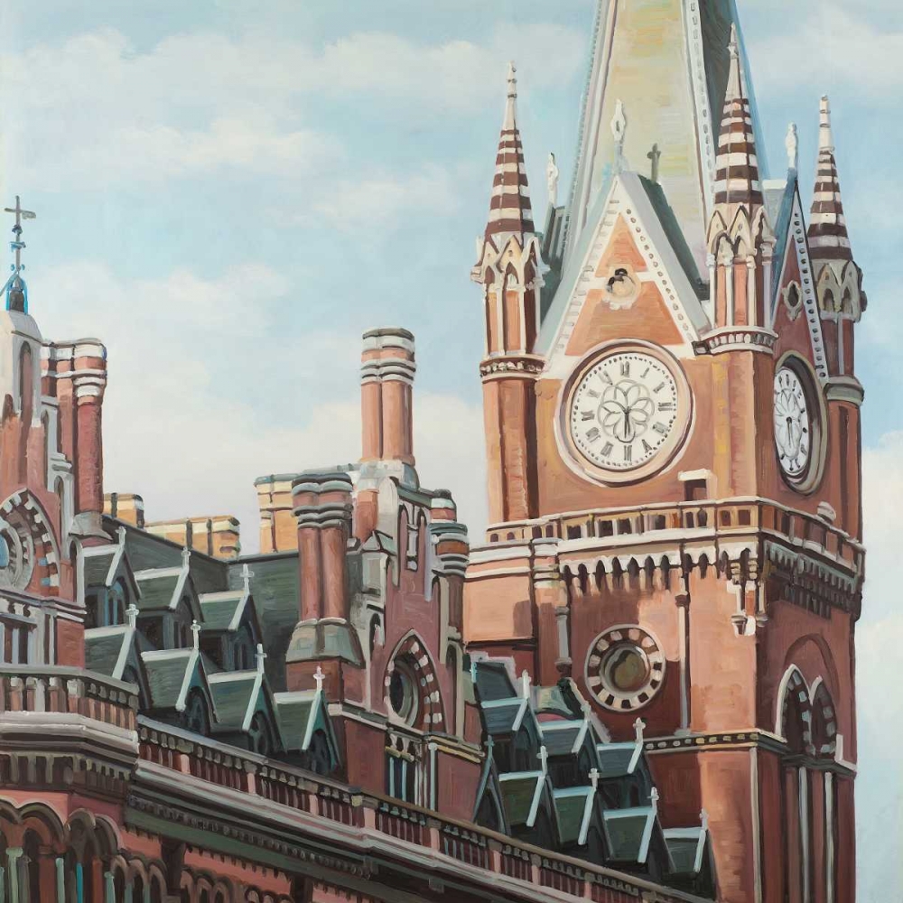 St-Pancras Station in London art print by Atelier B Art Studio for $57.95 CAD
