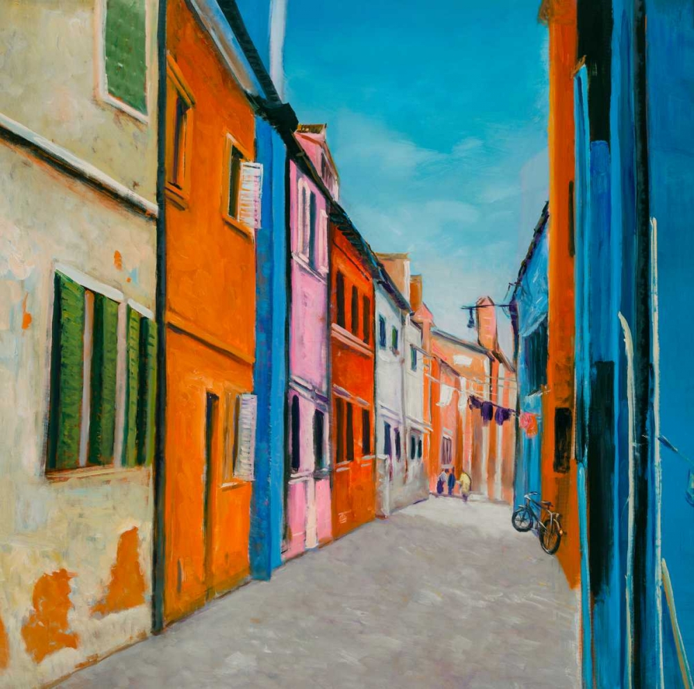 Colorful Houses in Italy art print by Atelier B Art Studio for $57.95 CAD