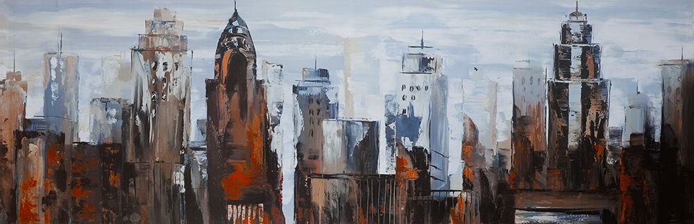 GRAY DAY IN THE CITY art print by Atelier B Art Studio for $57.95 CAD