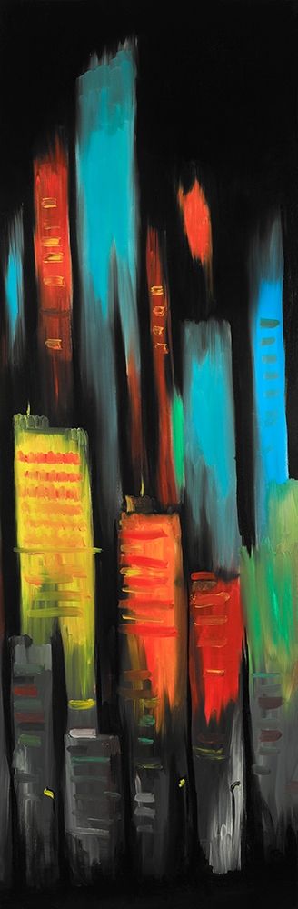 ABSTRACT TALL BUILDINGS art print by Atelier B Art Studio for $57.95 CAD