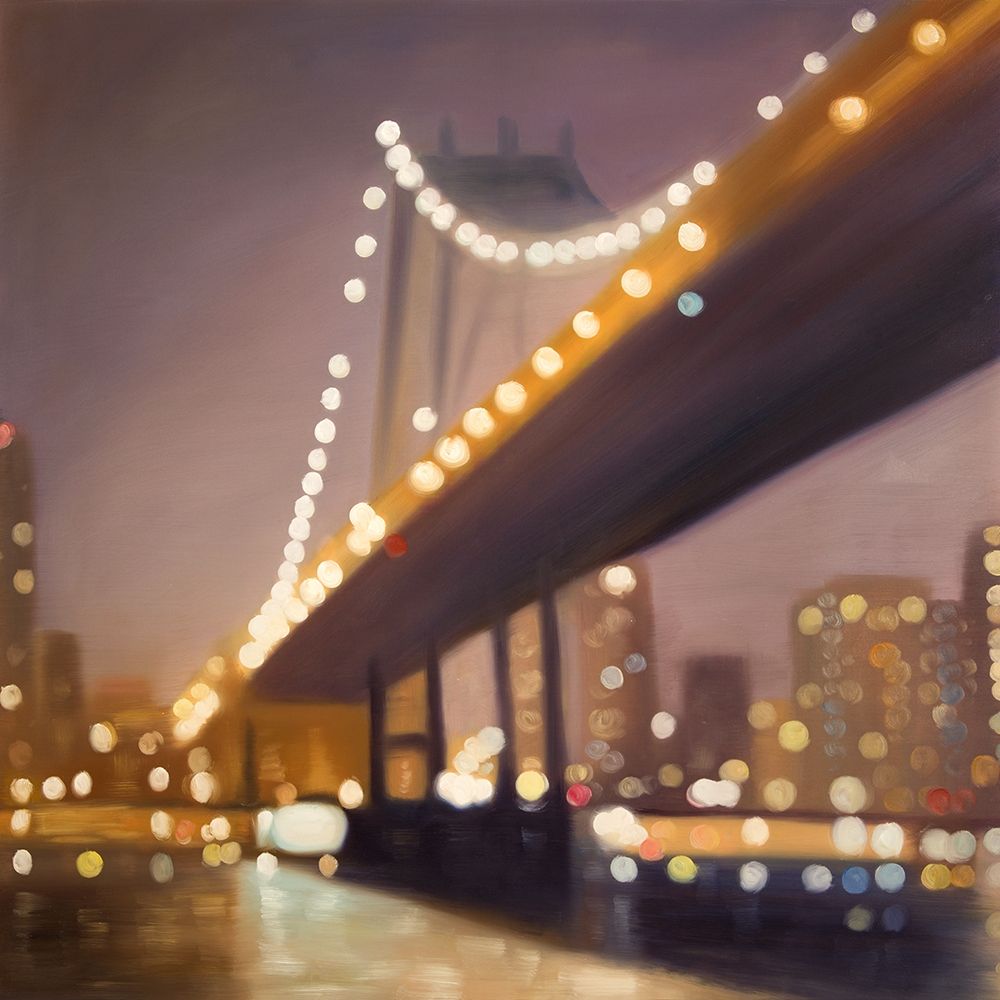 NEW-YORK AT NIGHT art print by Atelier B Art Studio for $57.95 CAD