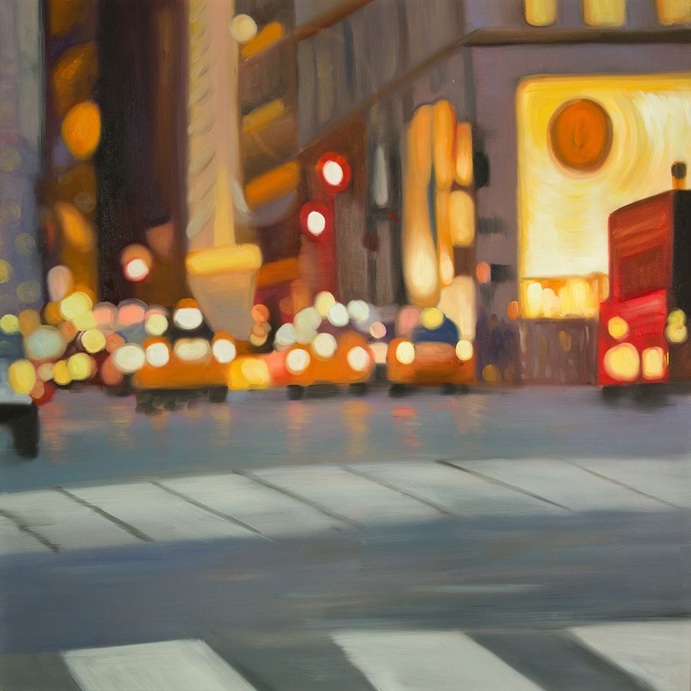 BLURRED VIEW OF NEW YORK art print by Atelier B Art Studio for $57.95 CAD