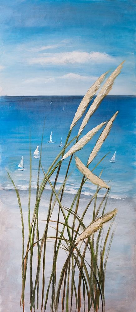 WILD HERBS ON THE BEACH art print by Atelier B Art Studio for $57.95 CAD