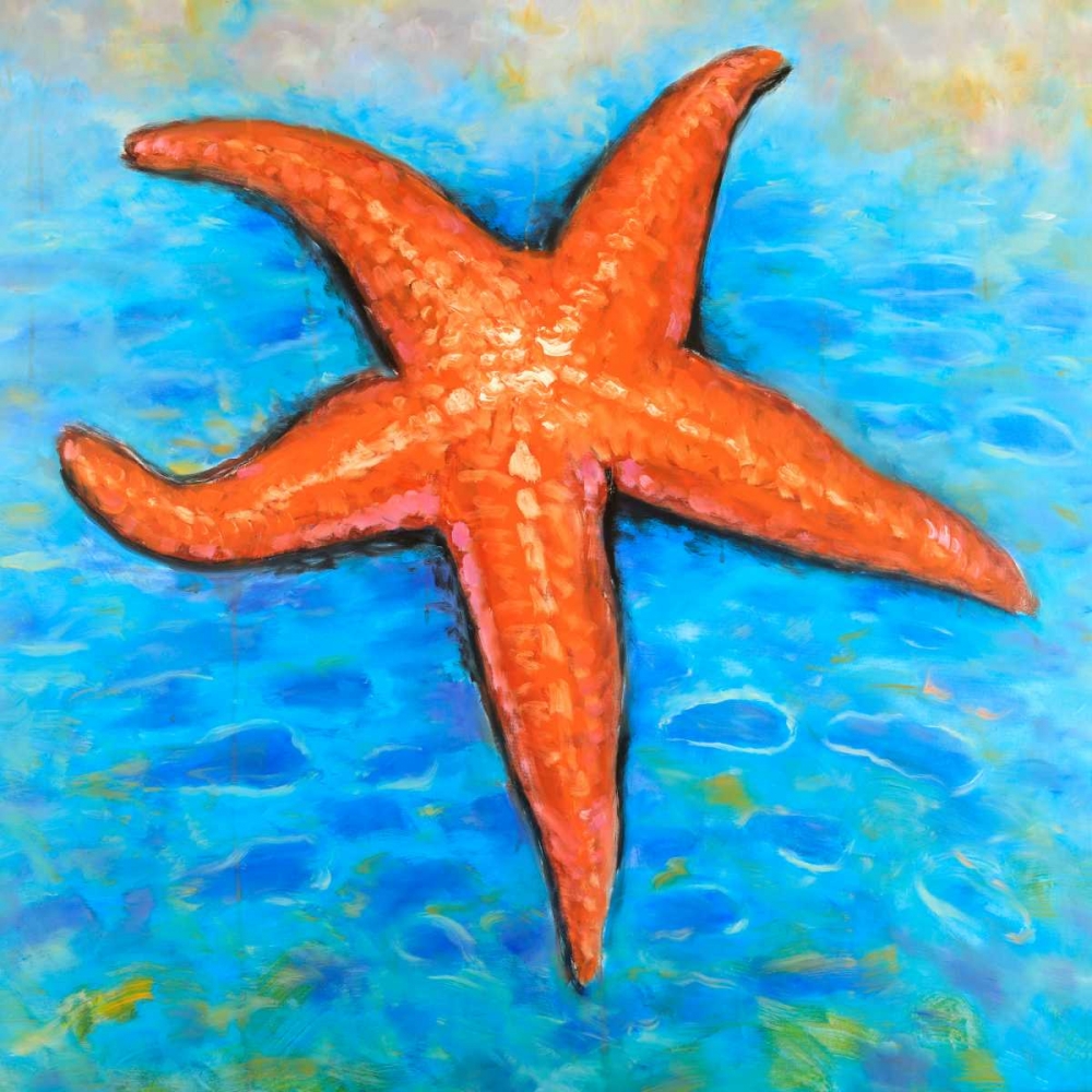 Starfish in the Sea art print by Atelier B Art Studio for $57.95 CAD