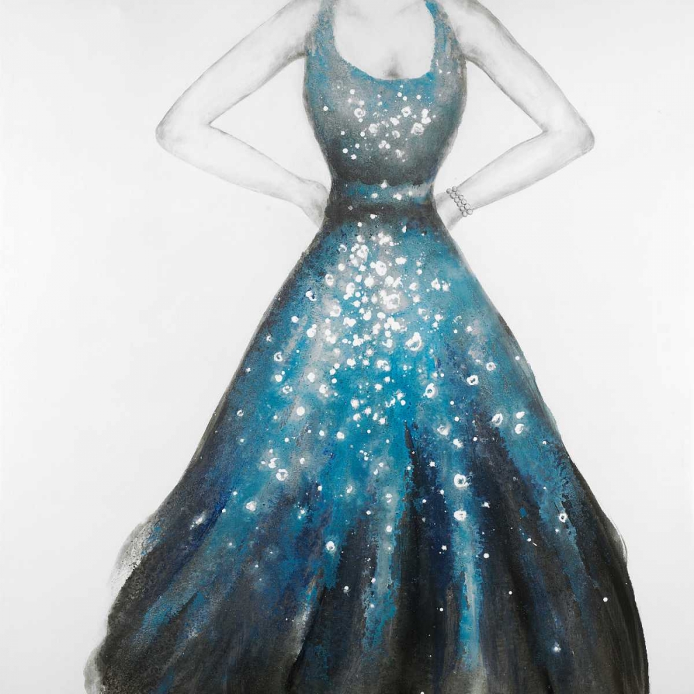 Blue Princess Dress art print by Atelier B Art Studio for $57.95 CAD