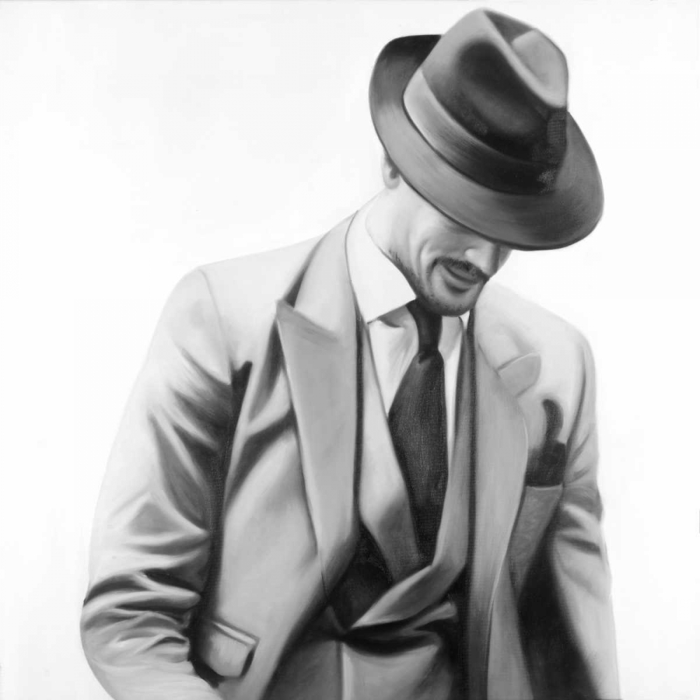 Elegant Businessman art print by Atelier B Art Studio for $57.95 CAD