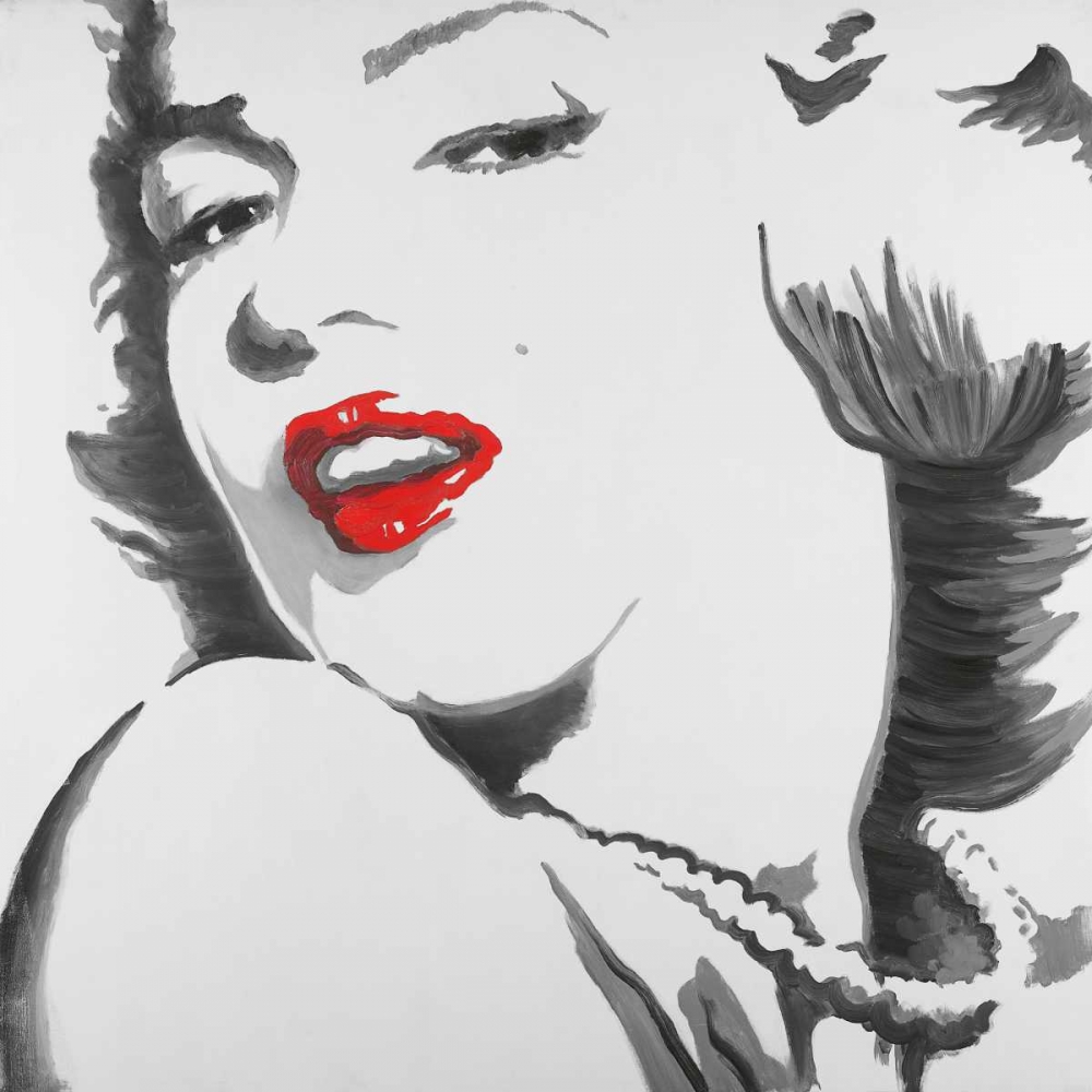 Marilyn Monroe Outline Style art print by Atelier B Art Studio for $57.95 CAD