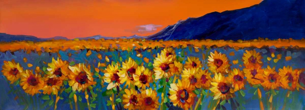 Sunflower Fields art print by Atelier B Art Studio for $44.95 CAD