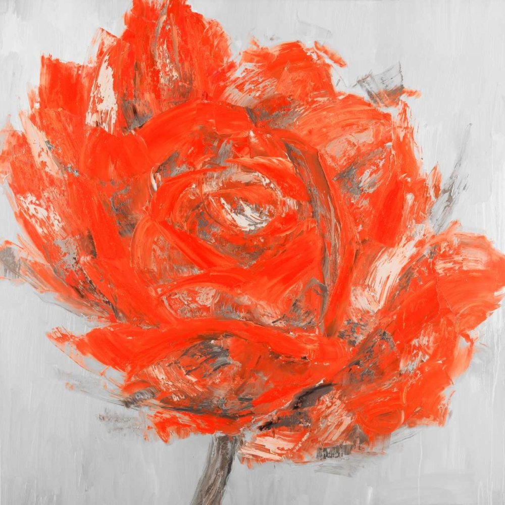 Abstract Red Flower art print by Atelier B Art Studio for $57.95 CAD
