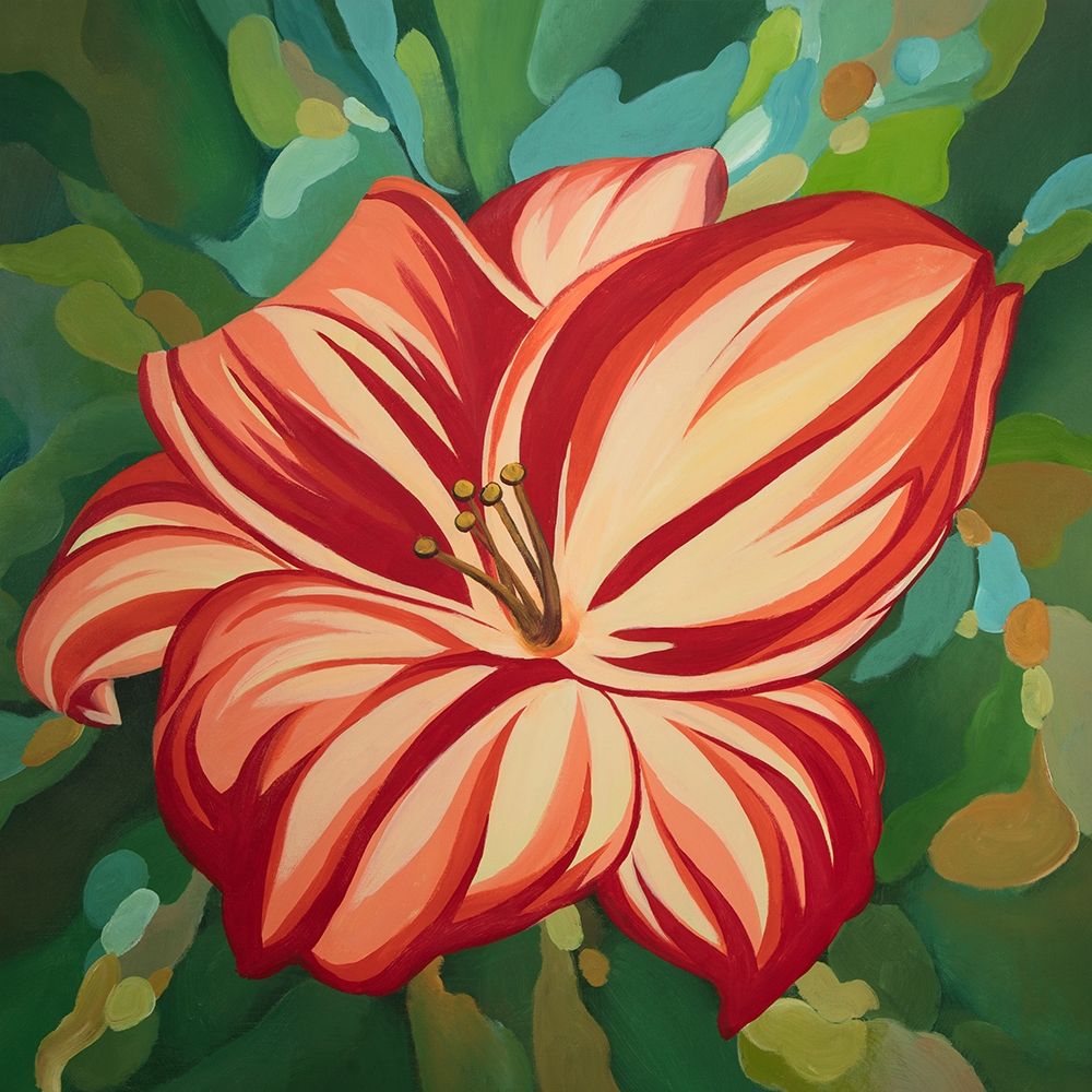 BLOOMING DAYLILIES art print by Atelier B Art Studio for $57.95 CAD