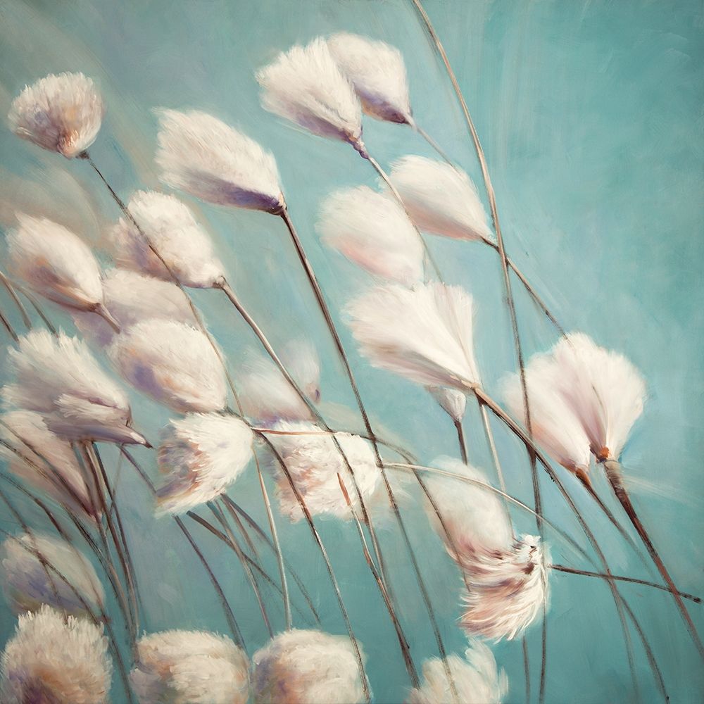 COTTON GRASS FLOWERS IN THE WIND art print by Atelier B Art Studio for $57.95 CAD