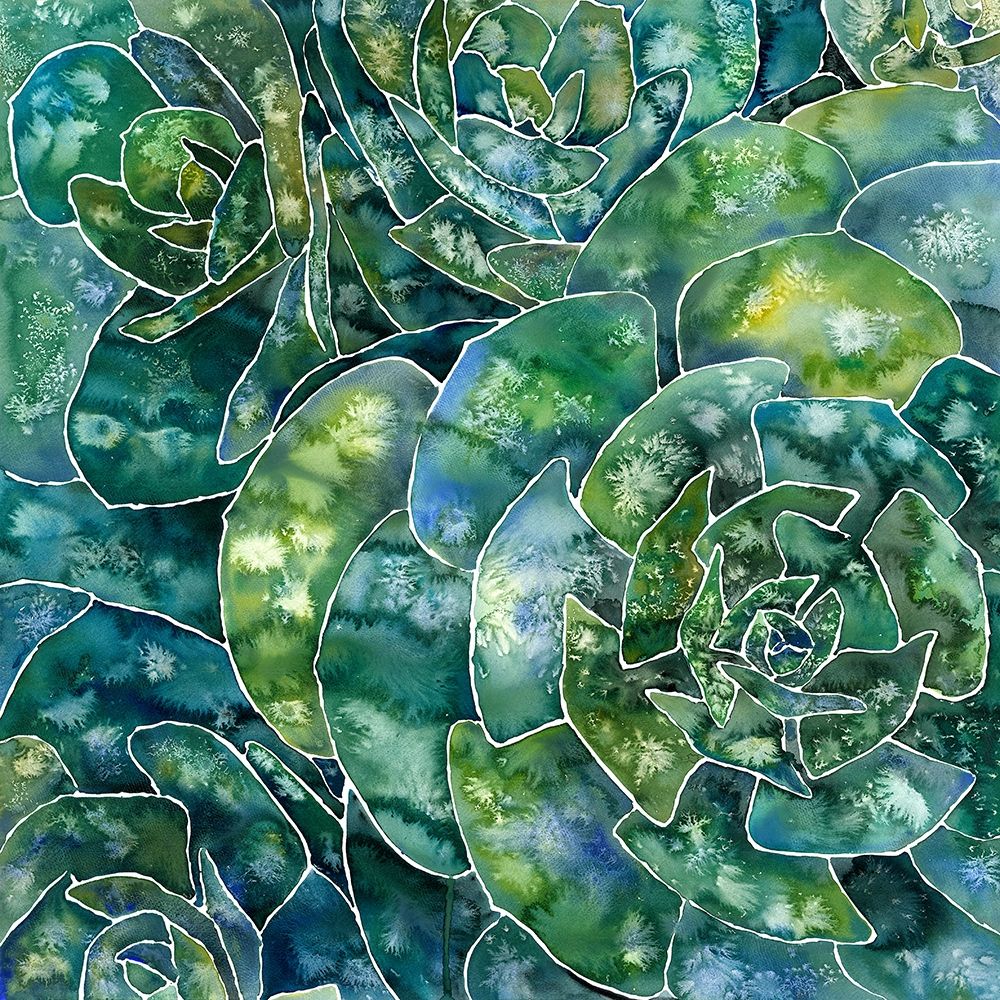 ABSTRACT SUCCULENTS art print by Atelier B Art Studio for $57.95 CAD