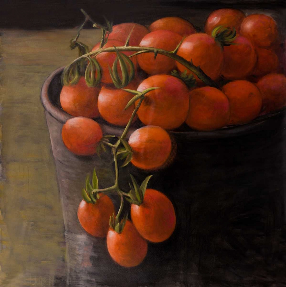 Cherry Tomatoes Vegetable-Fruit art print by Atelier B Art Studio for $57.95 CAD