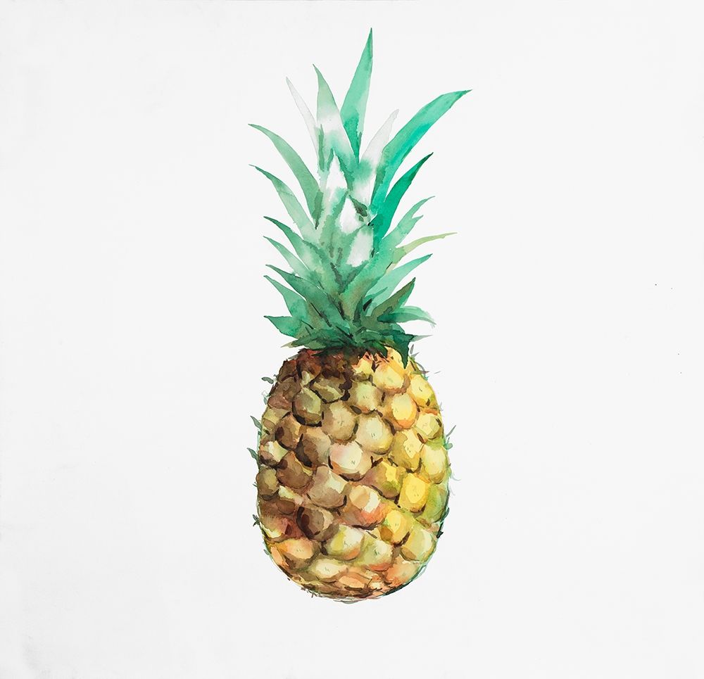 Watercolor Pineapple art print by Atelier B Art Studio for $57.95 CAD