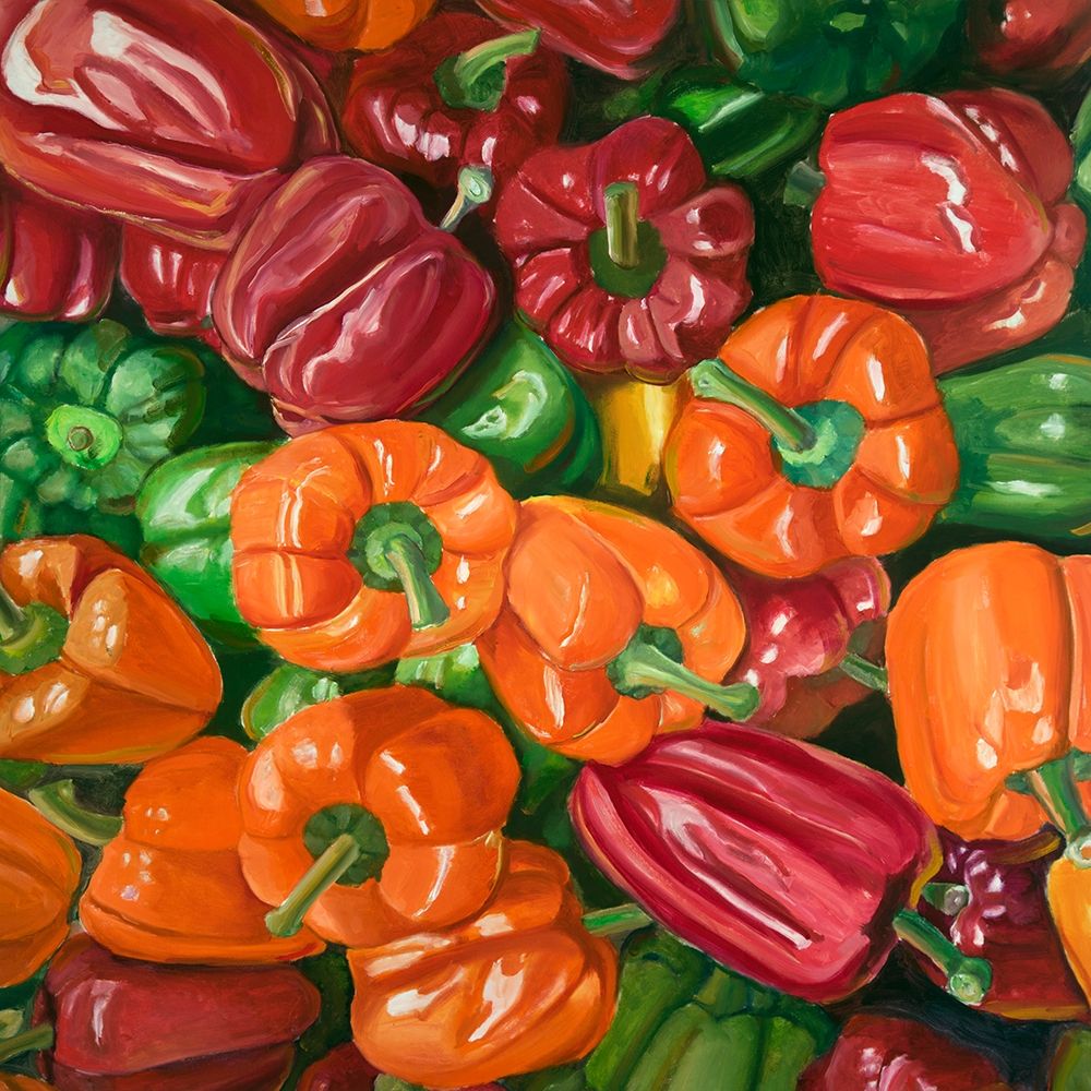 A LOT OF PEPPERS art print by Atelier B Art Studio for $57.95 CAD