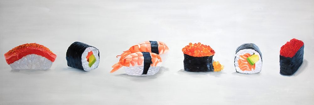 DELICIOUS SUSHIS art print by Atelier B Art Studio for $57.95 CAD