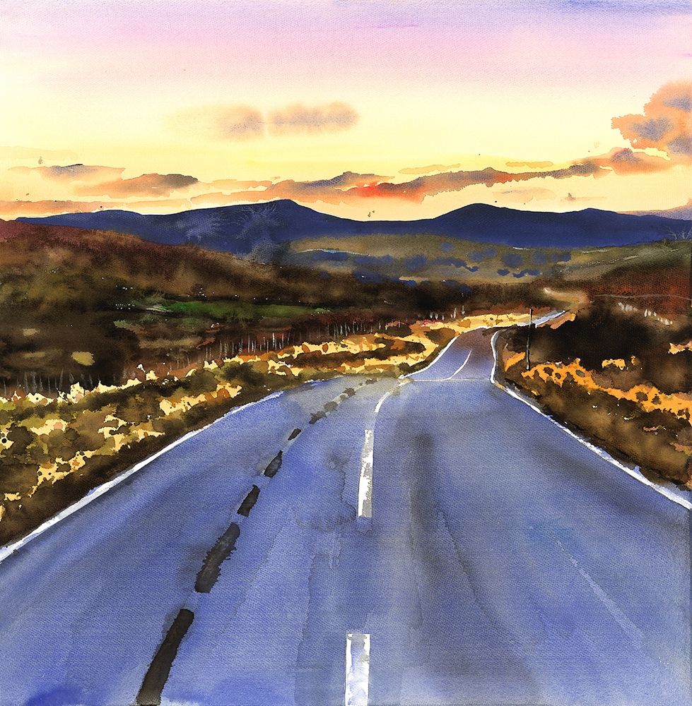 ON THE ROAD TO SCOTLAND art print by Atelier B Art Studio for $57.95 CAD