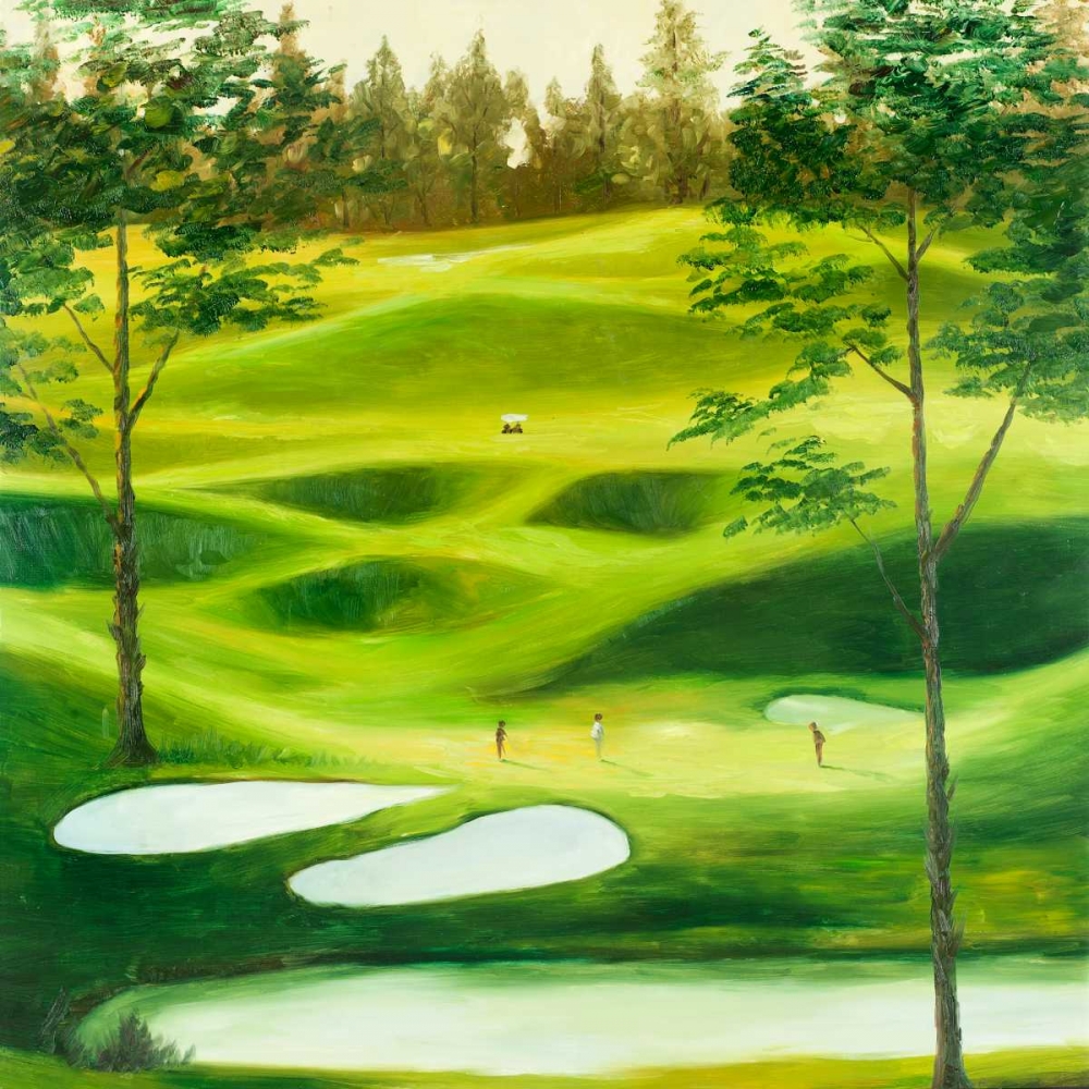 Big Golf Course art print by Atelier B Art Studio for $57.95 CAD