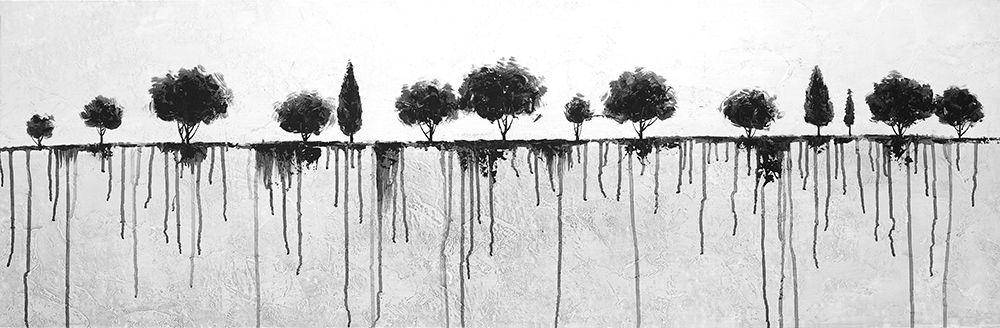 INK BLEEDING TREES art print by Atelier B Art Studio for $57.95 CAD