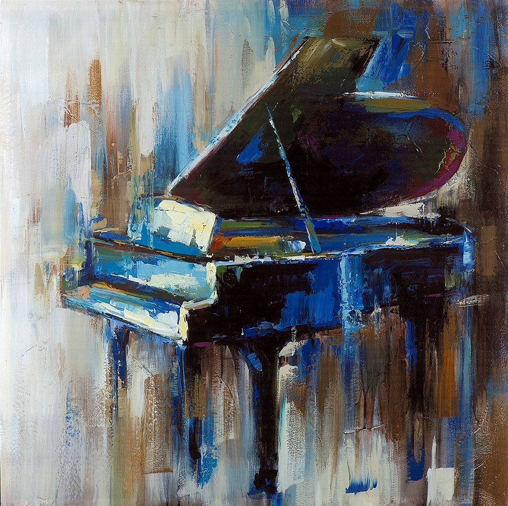 Abstract grand piano art print by Atelier B Art Studio for $57.95 CAD