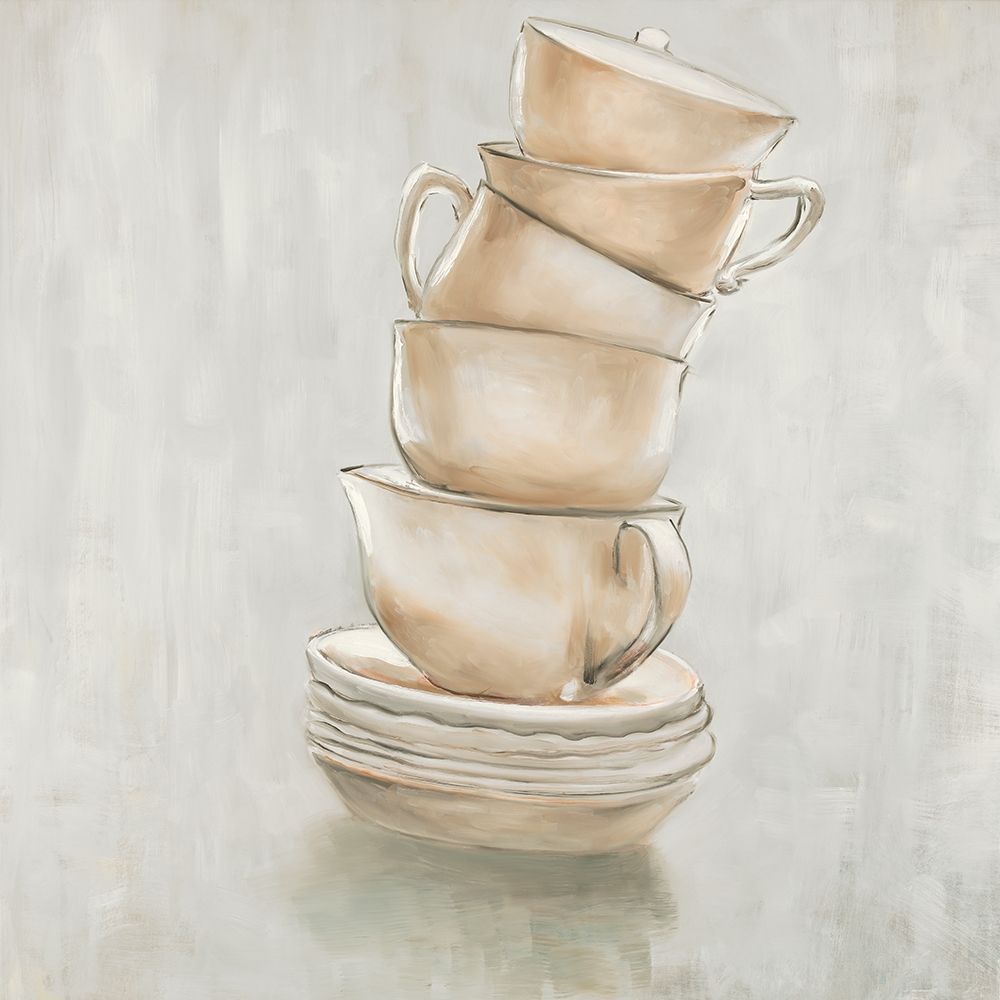 Coffee Mugs art print by Atelier B Art Studio for $57.95 CAD