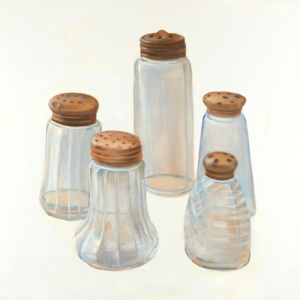 Vintage Salt and Pepper Shaker art print by Atelier B Art Studio for $63.95 CAD