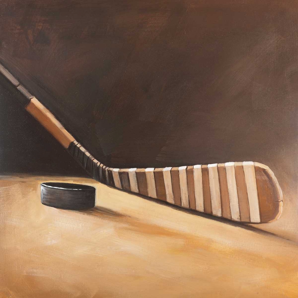 Stick and Hockey Puck art print by Atelier B Art Studio for $57.95 CAD