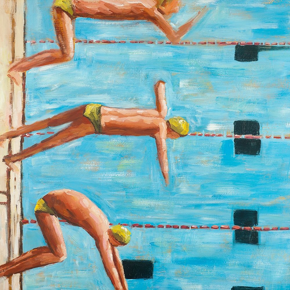 SWIMMERS art print by Atelier B Art Studio for $57.95 CAD