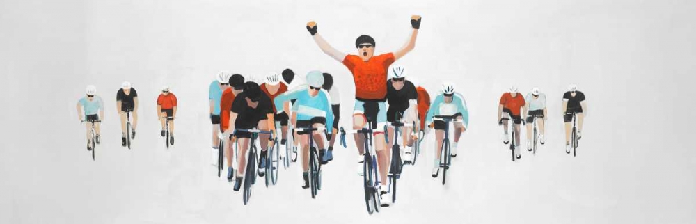 Cycling Competition Finals art print by Atelier B Art Studio for $57.95 CAD