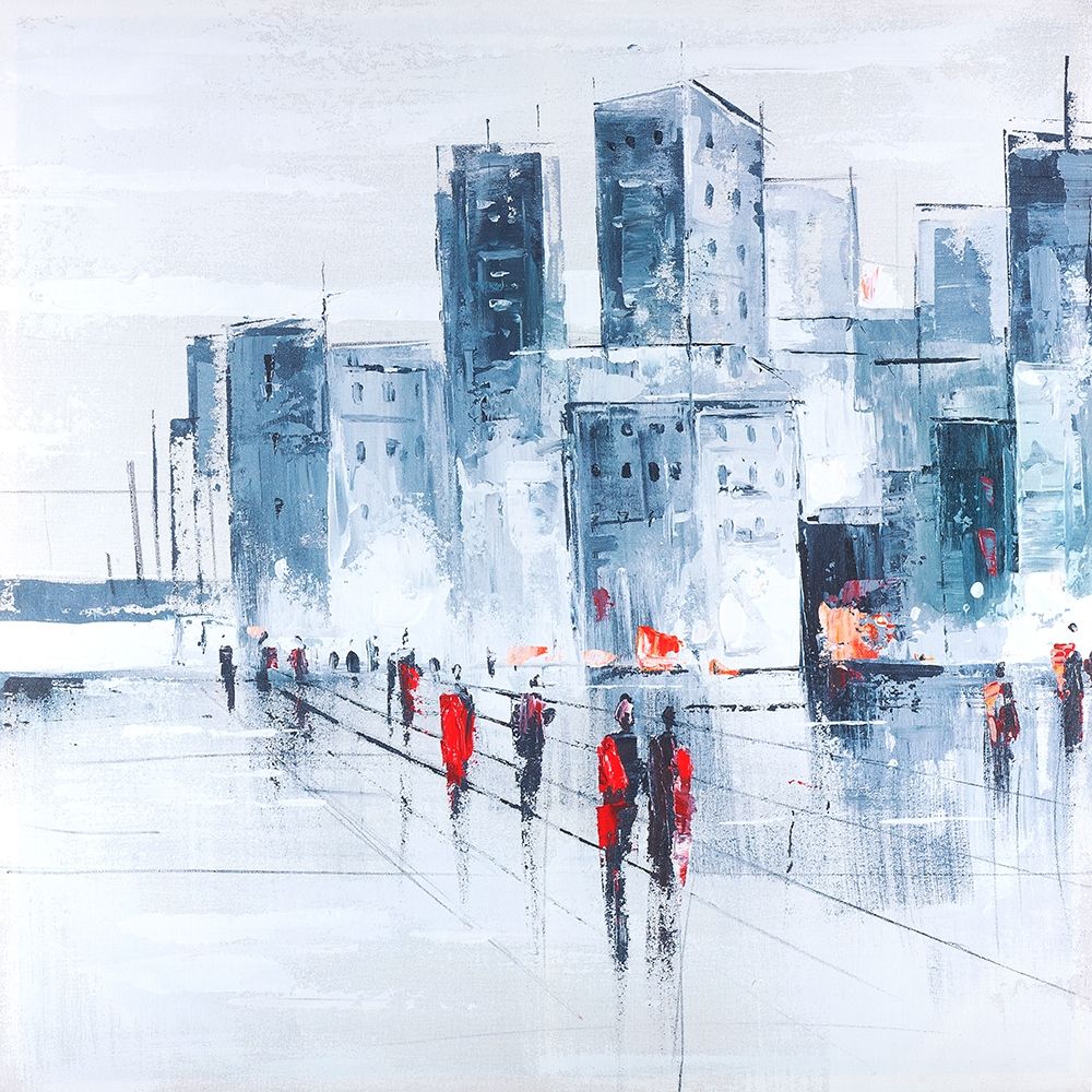 WALK IN THE CITY art print by Atelier B Art Studio for $57.95 CAD