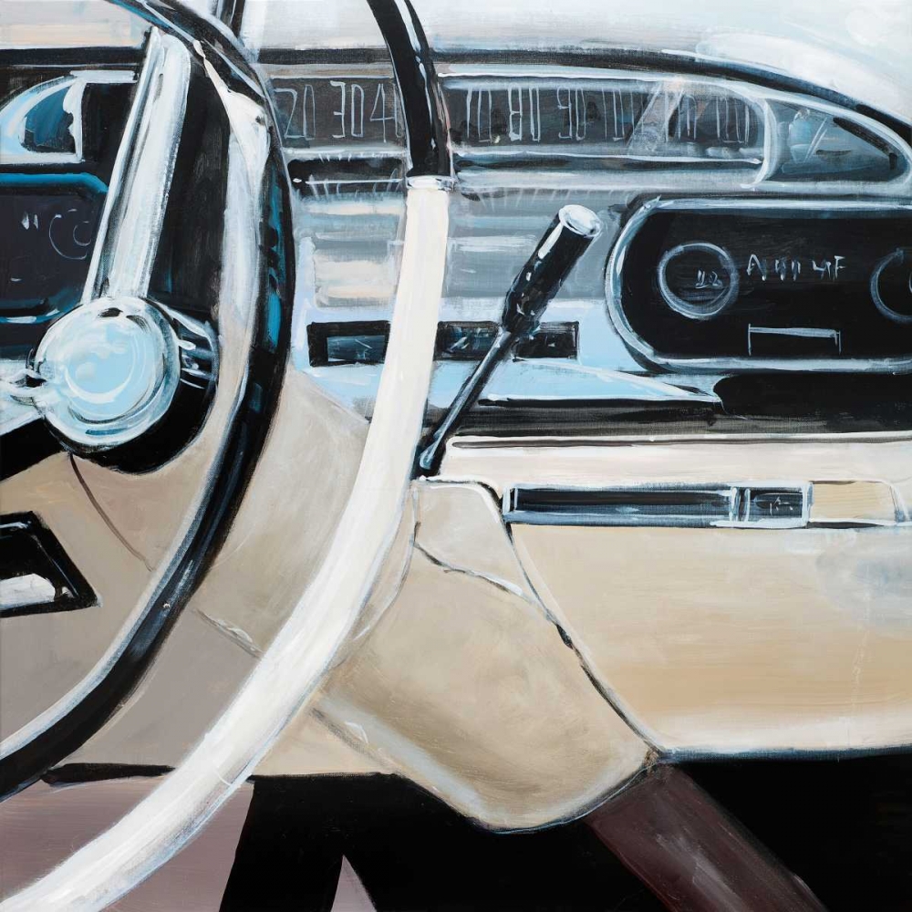 1950s Car Dashboard art print by Atelier B Art Studio for $57.95 CAD