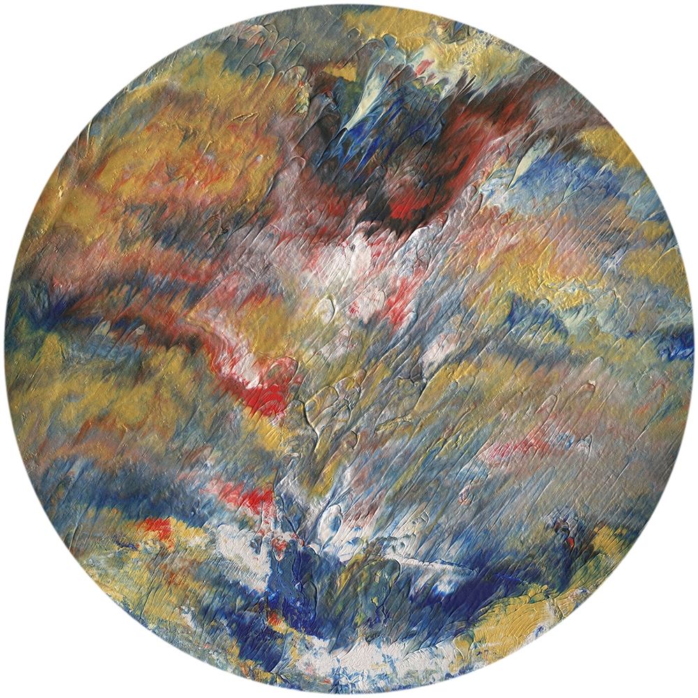 Abstract Round World art print by Maurizia Caria for $57.95 CAD