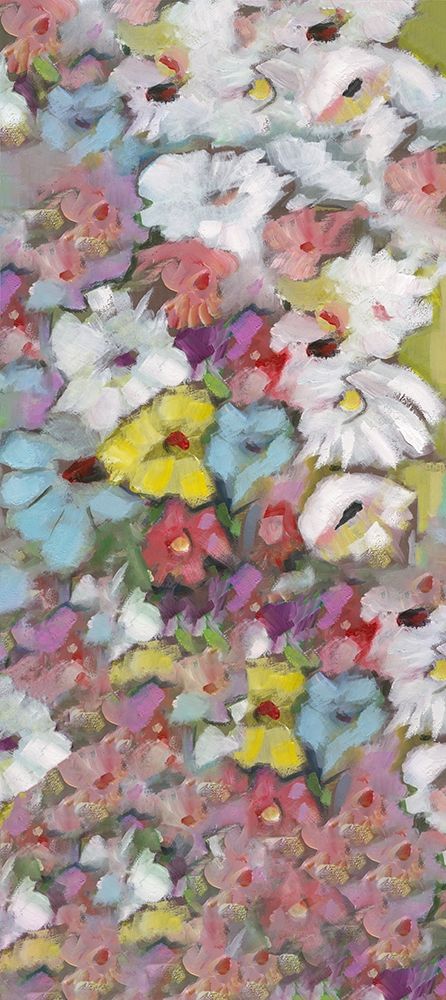 Multicoloured flowers fall Spring art print by Archivio for $57.95 CAD