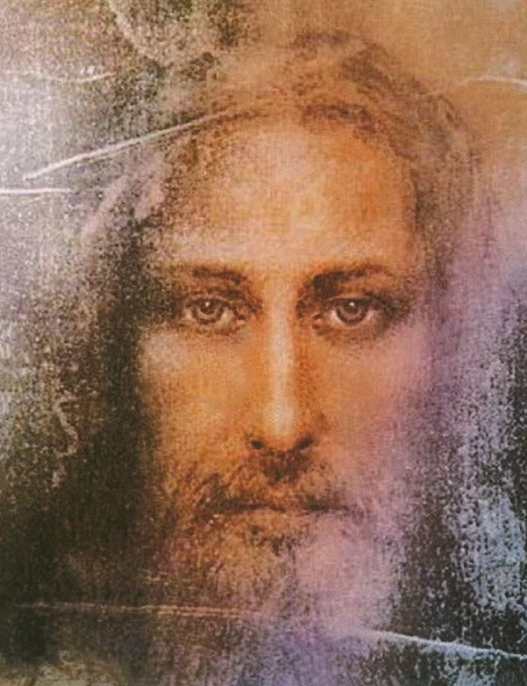 Jesus Christ Face sacred shroud art print by Archivio for $57.95 CAD