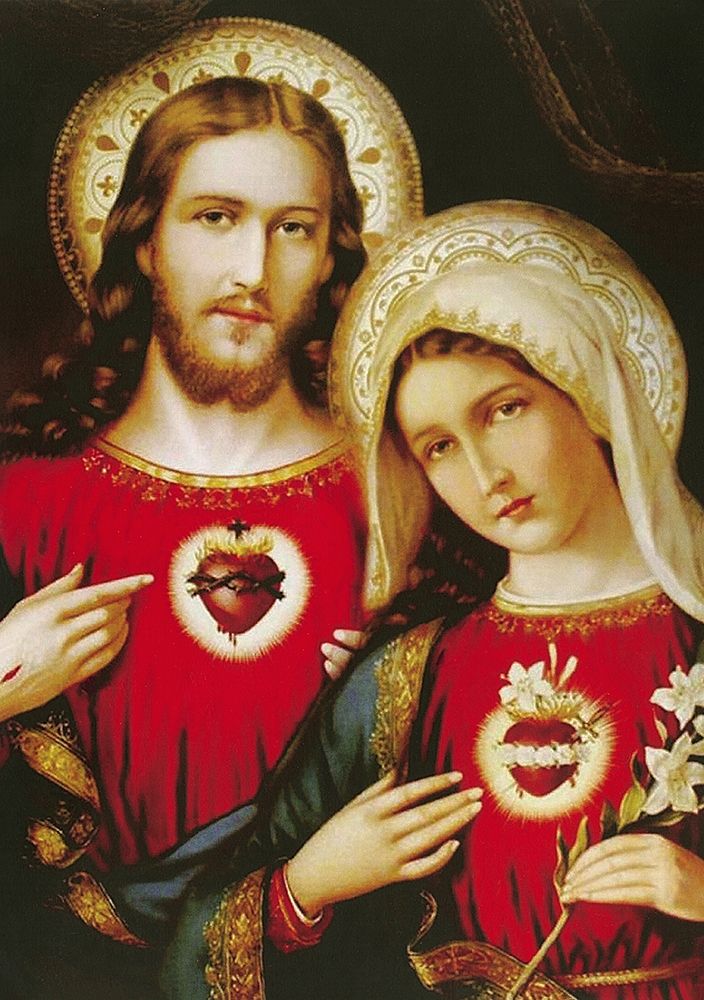 Sacred Heart Family Mary Joseph art print by Archivio for $57.95 CAD