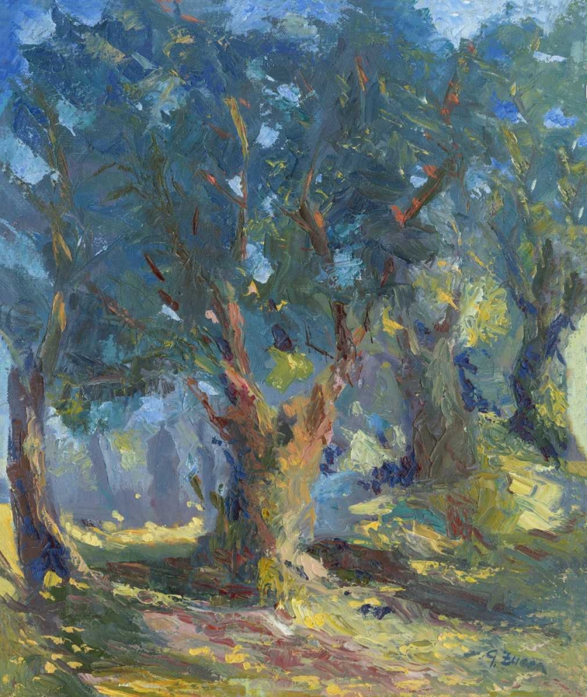 Secular olive tree country side sardinia art print by Gianfranco Zucca for $57.95 CAD