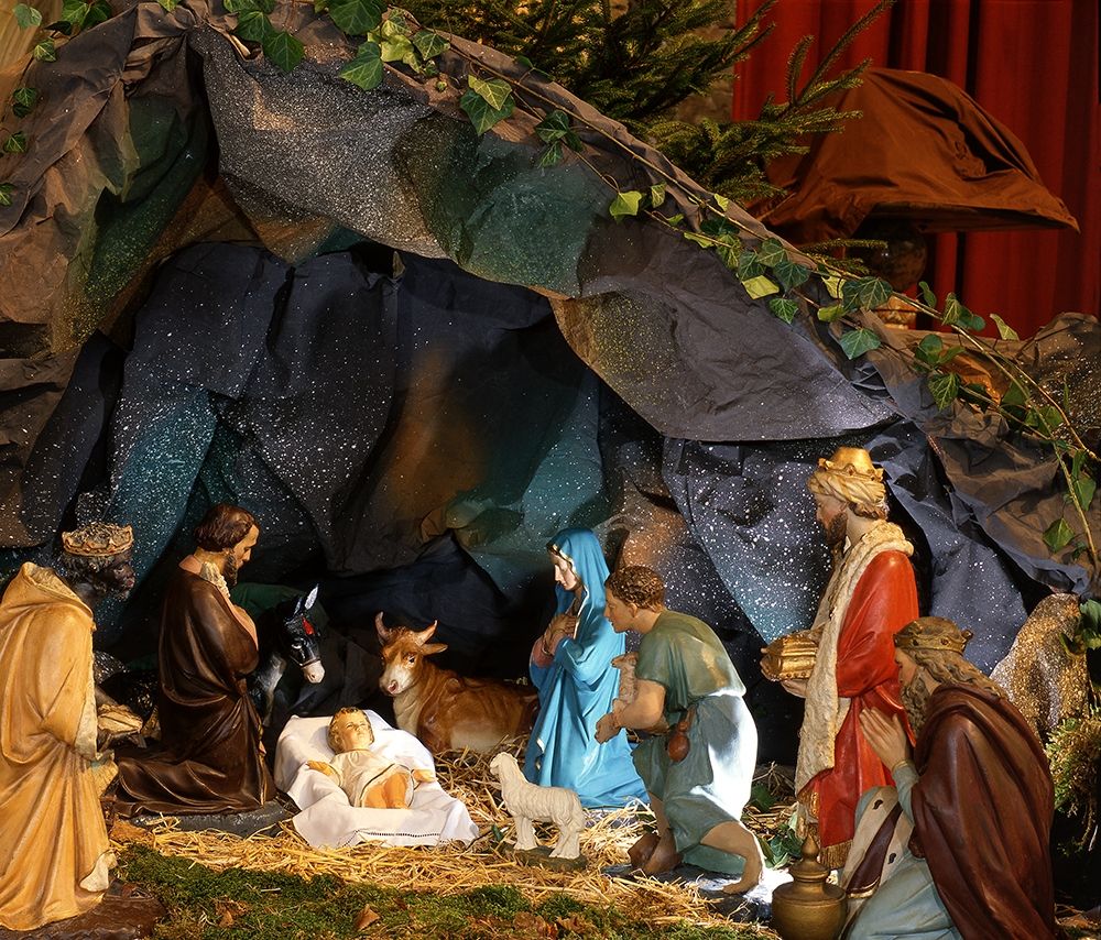 nativity scene art print by Patrick Hoenderkamp for $57.95 CAD
