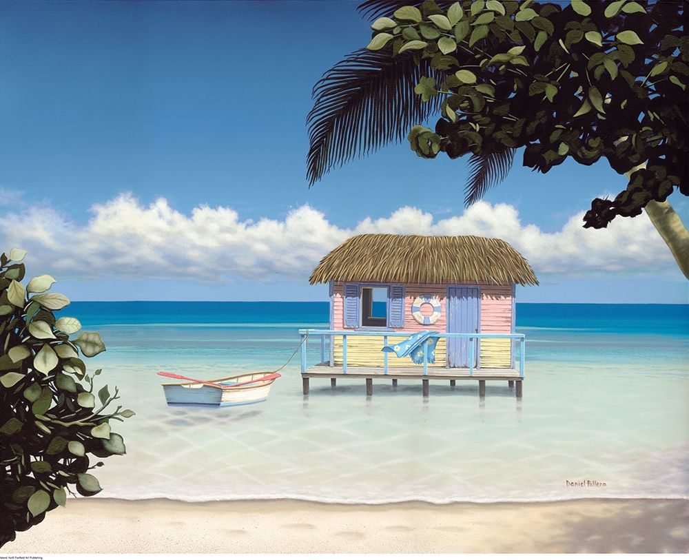 Island Hut art print by Daniel Pollera for $57.95 CAD