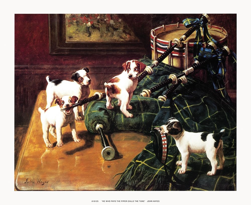 He Who Pays the Piper art print by John Hayes for $57.95 CAD