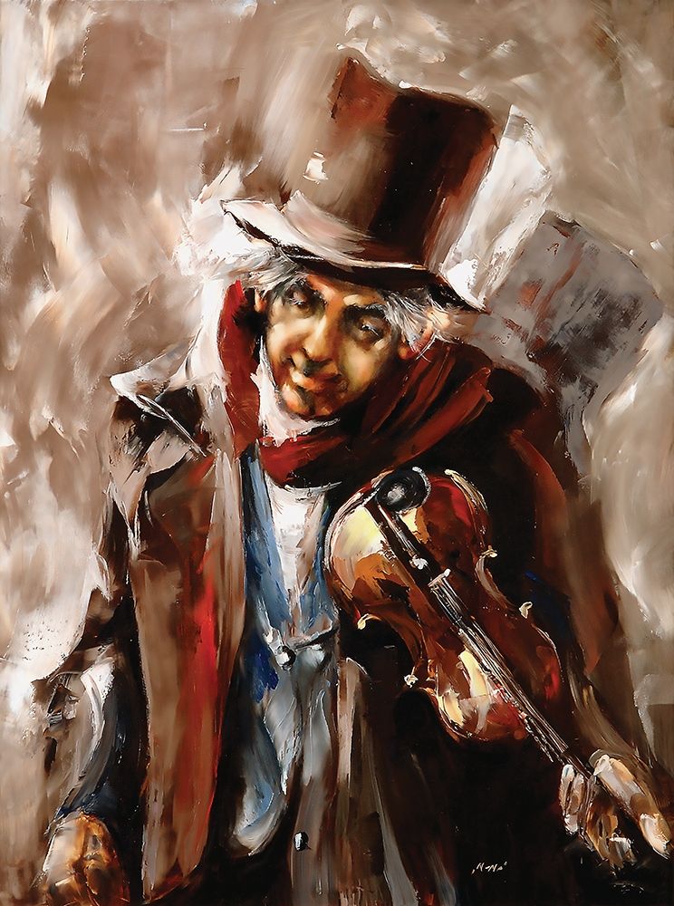 The Fiddler art print by Judit Sipos for $57.95 CAD