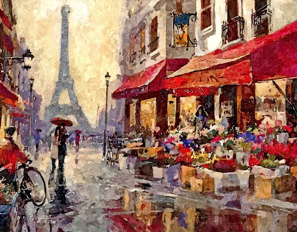 Paris, painting art print by Anonymous for $57.95 CAD