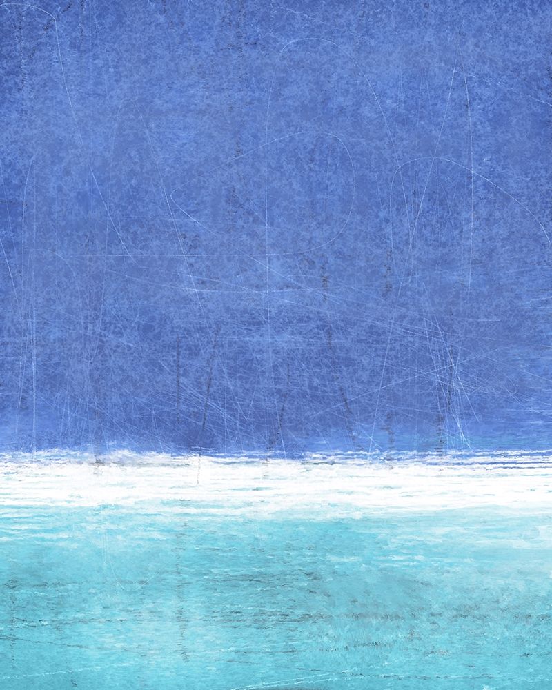 Blue Fields Abstract art print by Carollynn Tice for $57.95 CAD