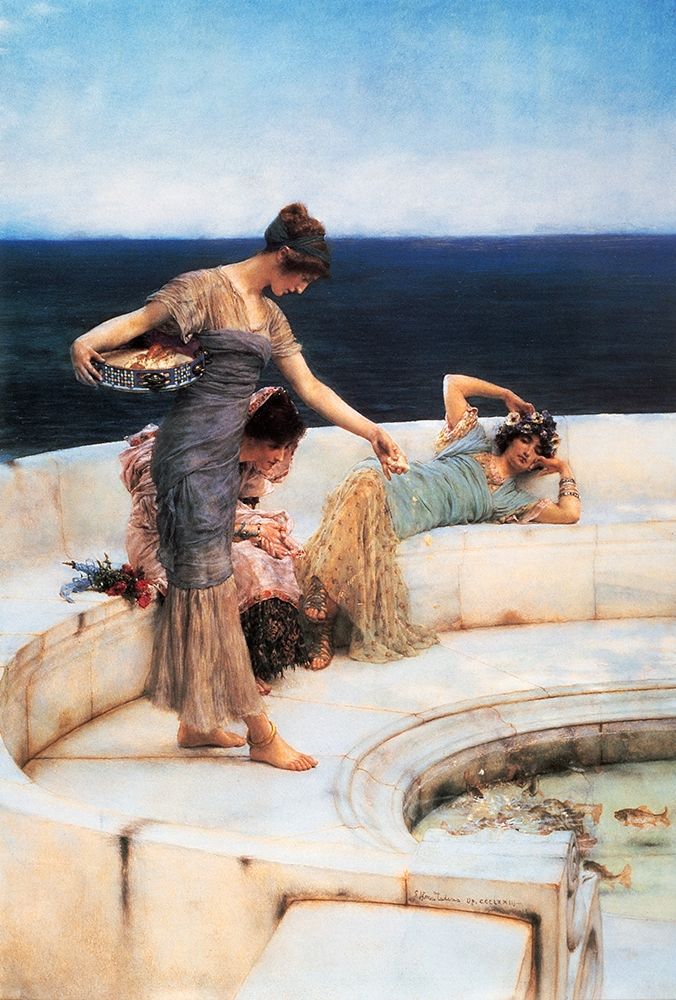 Silver Favourites art print by Sir Lawrence Alma-Tadema for $57.95 CAD